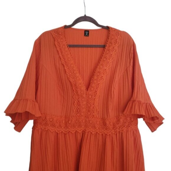 SHEIN Orange Dress - Picture 3 of 6